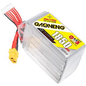GAONENG GNB 1550mAh 6S 22.2V XT60 Connector 100C RC FPV Drone LiPo Battery Pack Graphene for 5 to 6 inch Drone GEPRC MARK5 MARK4 Crocodile5 Baby