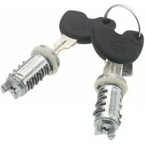 Piaggio Genuine OEM Ignition Seat Keys lock cylinder tumblers Set Without Transponder for Piaggio Fly, Liberty, Typhoon ZIP for Derbi Boulevard 50 125 150 5735125, 573512