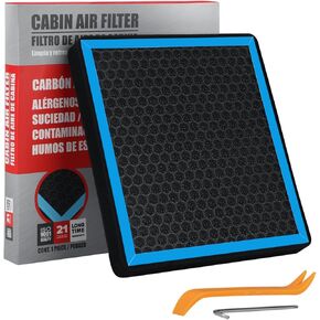 Cabin Air Filter Replacement CF10735 with Nutshell Activated Carbon Compatible with HYUNDAI Genesis 09-16,Equus 09-16,GENESIS G80/G90 17-23,G70 2020-2024 Gv70 2022,KIA K900 19-20/Stinger 18-23.