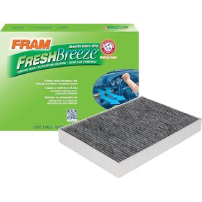 Fram Fresh Breeze Cabin Air Filter with Arm & Hammer Baking Soda, CF12155 for Select Volvo Vehicles