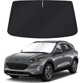 Bestview Windshield Sun Shade for 2013-2019 Ford Escape, Front Window Sunshade Sun Visor Protector Block UV Rays Heat, Foldable 2 Layers 210T Material
