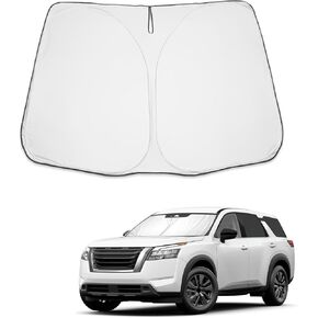 BIBIBO 2024 Highlander Windshield Sunshade for 2021-2024 Toyota Highlander Front Windshield Sunshade, Block UV Rays Foldable Sun Visor Protector, Keep Your Car Cooler 2024 Toyota Highlander