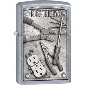 Zippo Lighter: Electrician Tools - Street Chrome 80766