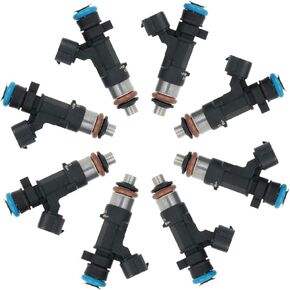 Fuel Injectors,SCITOO 12 Hole 0280158007 Fuel Injector for 05-14 for Nissan for Armada 06-14 for Nissan for Frontier 05-10 for Nissan for Pathfinder 04 for Nissan for Pathfinder Armada (Set of 8)