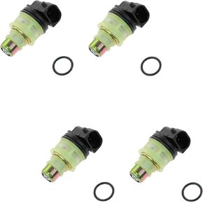 Port Fuel Injector Set of 4 Kit Compatible With Chevy GMC Isuzu Pontiac 2.2L