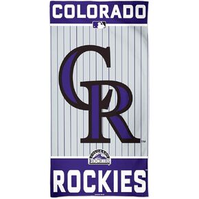 WinCraft MLB Colorado Rockies MLB Colorado Rockies Fiber Beach Towel 9lb 30" x 60", Multi Color, na