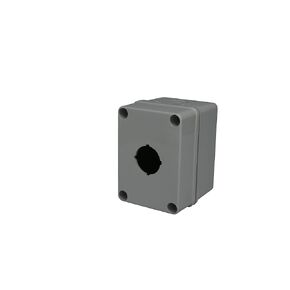 BUD Industries PBB-11831-1 Push Button Enclosure 4.33" L x 3.15" W x 3.35" H, Gray