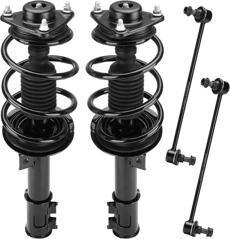 Front Coil Spring Strut & Stabilizer Sway Bar Links Fit for Hyundai Sonata GLS/Limited 2.4L 2011, Shock Absorber and Sway Bar Link Replace for 172586, 172585 in Saudi Arabia