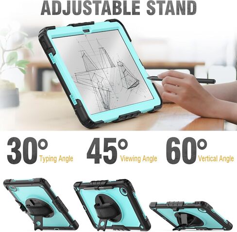HXCASEAC Case for Lenovo Tab M11 Case with Screen Protector/Rotating Hand Strap/Stand, Protective Tab M11 Tablet Case (TB-330FU/TB-330XU) Cover 2024, Black in Saudi Arabia