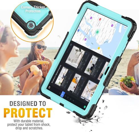 HXCASEAC Case for Lenovo Tab M11 Case with Screen Protector/Rotating Hand Strap/Stand, Protective Tab M11 Tablet Case (TB-330FU/TB-330XU) Cover 2024, Black in Saudi Arabia