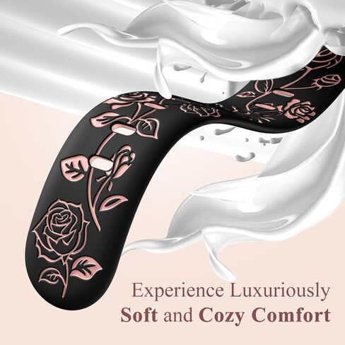 Maledan Floral Engraved Band Compatible with Apple Watch Bands 40mm 41mm 38mm 44mm 45mm 42mm 49mm Women, Cute Two Tone Flower Soft Silicone Sport Strap for iWatch Series 9 8 7 6 5 4 3 2 1 SE Ultra 2 in Saudi Arabia
