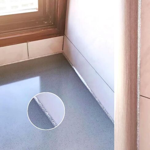 Ceiling Molding Peel and Stick, Flexible Trim Self Adhesive, Caulk Strip for Stove, Sink, Toilet, Tile Edge, Wall Corner, Baseboard, Floor (White) in Saudi Arabia