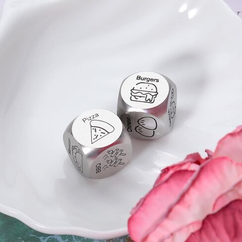 11th Anniversary Steel Gifts, Anniversary Giifts for Husband, Boyfriend Birthday Gift Ideas, Wedding Registry Gifts for Couples, Long Distance Relationship Gifts, Date Night Ideas, Food Decision Dice in Saudi Arabia