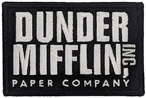 Dunder Mifflin Inc - The Office Embroidered Patch - 2x3 (Iron-On) in Saudi Arabia