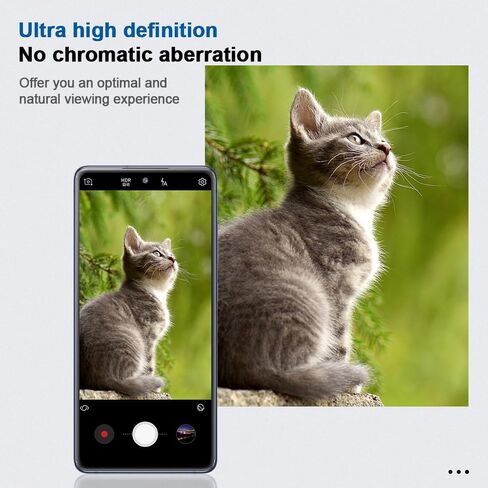 [2+2 pack] For Samsung Galaxy S20 FE Screen Protector, 9H Hardness Tempered Glass Screen Bubble-free, Easy to install, For Samsung Galaxy S20 FE Screen Camera Protector in Kuwait