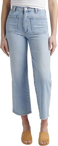 Silver Jeans Co. Women's Patch Pocket High Rise Wide Leg Jeans in Saudi Arabia