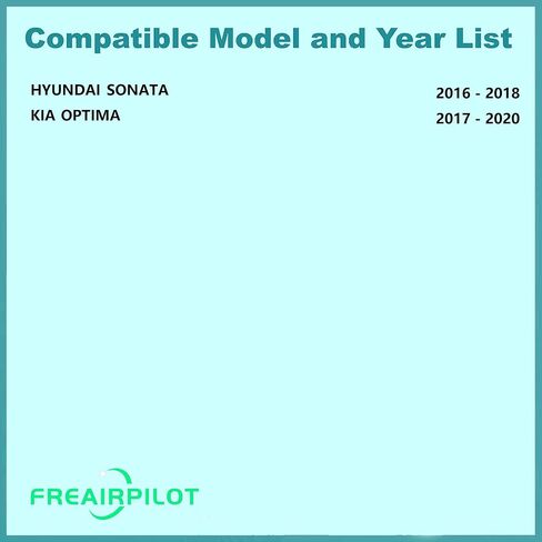 فلتر هواء كابينة ممتاز CF12159 يناسب Hyundai Sonata Hybrid 2016-2019، Nexo 2019-2023، Kia Optima 2016-2020، Cadenza 2017-2019 - 97133-C1010 97133-C1AA0، 97133-C1010، D5C79-AC000 in Kuwait
