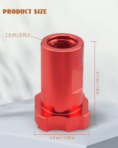 محول كأس مسدس رش الطلاء مناسب لـ SRI R100 602 H-2000 25CC 250CC Cup Mini، محول خيط خارجي، حجم الخيط 14 مم الملعب 1.0 مم in Kuwait