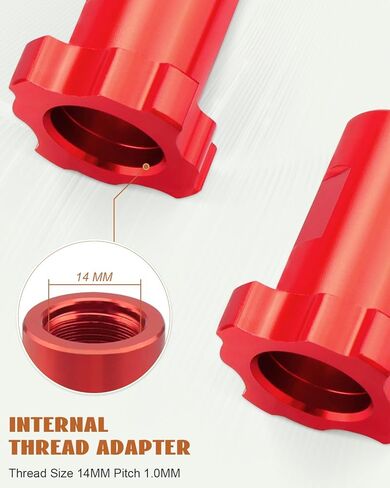 محول كأس مسدس رش الطلاء مناسب لـ SRI R100 602 H-2000 25CC 250CC Cup Mini، محول خيط خارجي، حجم الخيط 14 مم الملعب 1.0 مم in Kuwait