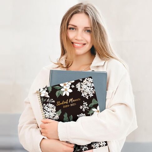 2026-2027 Monthly Planner/Calendar - Jan. 2026 - Dec. 2027, 9" x 11", 2 Year Monthly Planner 2026-2027, Holidays, Month Tabs, Inner Pocket, Note Pages in Saudi Arabia