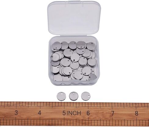 Cheriswelry 10Pcs 201 Stainless Steel Heart Stamping Blank Tag Pendants Stainless Steel Color Heart Metal Charms with Snap on Bails 33mm for DIY Necklace Earring Jewelry Making in Saudi Arabia