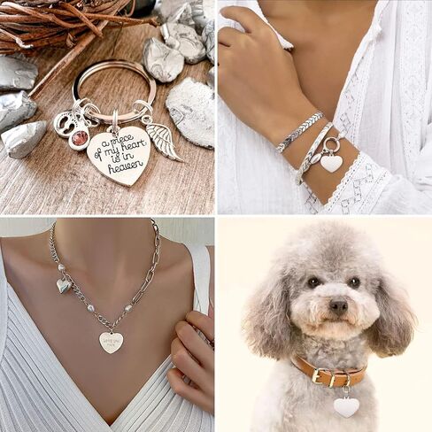 Cheriswelry 10Pcs 201 Stainless Steel Heart Stamping Blank Tag Pendants Stainless Steel Color Heart Metal Charms with Snap on Bails 33mm for DIY Necklace Earring Jewelry Making in Saudi Arabia