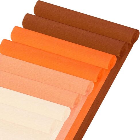 Whaline 8 Rolls 65.6ft Pink Crepe Paper Streamers 25 x 250cm 4 Colors Party Streamers Pink Theme Crepe Paper Roll Decorative Craft Streamer for DIY Gift Wrapping Paper Crafts Decoration in Saudi Arabia