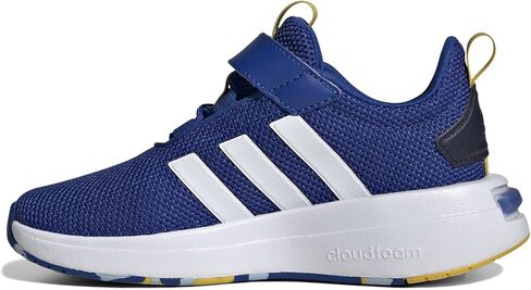 adidas Racer TR23 Sneaker, Team Royal Blue/White/Utility Yellow, 12 US Unisex Little Kid in Saudi Arabia