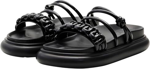 Desigual Women's Shoes 4 Woman PU Sandals Flat in Saudi Arabia