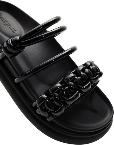 Desigual Women's Shoes 4 Woman PU Sandals Flat in Saudi Arabia