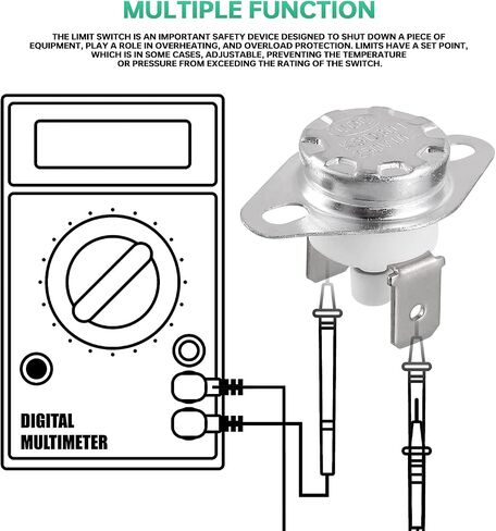 HUAREW 250V/10A Limit Switch L350 Replacement, Furnace Limit Switch Bimetal Thermostat Switch 47-22861-01(4PCS) in Saudi Arabia