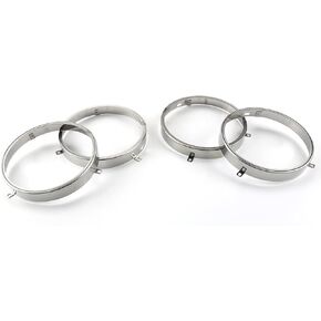4PCS Headlight Retaining Ring Headlamp Mounting Brackets 5 3/4" Fits 1964-1972 GM A Body