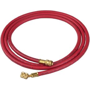 Robinair 33096 1/4" Premium Refrigerant Charging Hose - 96" Long, Red, Standard Fittings