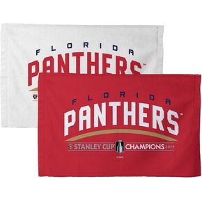 Northwest NHL Florida Panthers Stanley Cup Champions 2024 Fan Towel 2-Pack, 16" x 25", Unify