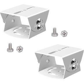 2D Adjustable Security Surveillance CCTV Camera Mounting Bracket Duckbill Head Universal Joint Bracket Crossbar Adapter (2D Aluminum Alloy Mount Adapter)