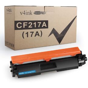 v4ink Compatible CF217A Toner Cartridge Replacement for HP 17A CF217A Toner Cartridge for HP MFP M130nw M130fn M130fw M102 M130 M130a Pro M102a M102w Printer - 4Pack Black Set