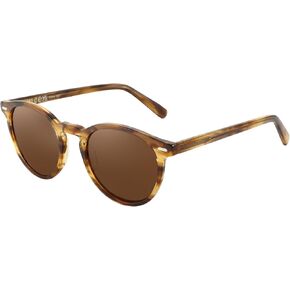 ZENOTTIC Polarized Sunglasses Women Small Round Sun Glasses Trendy Retro Sunglass UV Protection Shades for Men Womens