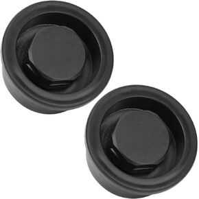 Vent Hole, 2Pcs PVC Surfboard Paddle Board Vent Plug Automatic Breathing Waterproof Surfboard Vent(Black)