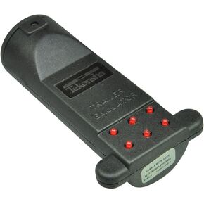 Tekonsha 6562 7-Way Blade Tester and Trailer Emulator with LED Display, Black