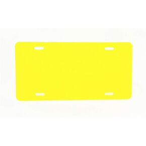 Anodized Aluminum License Plate Blank Heavy Gauge .040 (1mm) - 12x6