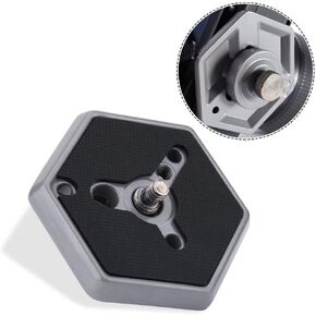 Hexagonal Quick Release Plates 3049 1/4" Screw for Manfrotto 030-14 RC0 3063 Photo Studio Acces