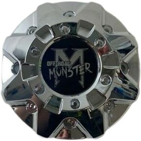 Monster Offroad Wheels C-224-3 LG13109-80 Chrome Wheel Center Cap