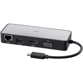 Monoprice USB-C to HDMI, VGA, USB 3.0, RJ45 Gigabit Ethernet and USB-C Female Travel Dock