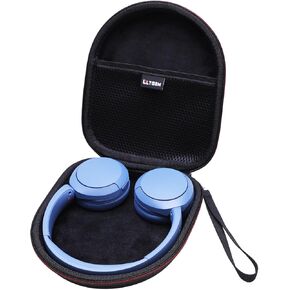 LTGEM Hard Case for Sony WH-CH520 / WH-CH510 Wireless Bluetooth Headphone - Travel Protective Carrying Storage Bag, Black