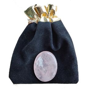 chenwen Handcarved Thumb Worry Stone, Pocket Palm Stones for Anxiety Stress Relief Meditation Therapy Geometry Home Decorations (Amethyst-Oval Shape)