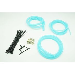 Autobahn88 Engine Room Silicone Vacuum Hose Dress Up DIY Kit, compatible with Chevrolet (All Models) (Green)