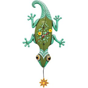 Enesco Allen Designs Sun Lizard Clock, 21in H