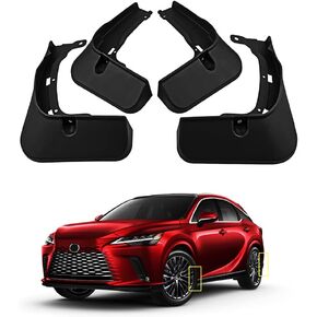 Mud Flaps Kit for 2024 Lexus RX 350 2023 Accessories Mud Splash Guard Front and Rear 4-PC Set by TOPGRIL