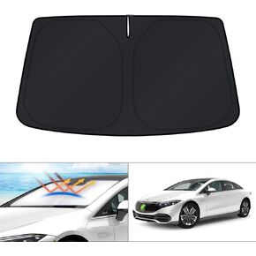 KUST Windshield Sun Shade for Mercedes-Benz EQS Accessories 2022-2024 Sunshade Window Sun Visor Protector Foldable Blocks UV Rays Keep Your Car Cooler