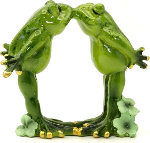 Frog Figurine Frog Decor Frog Statue Couple Frog Statue for Home Decor Home Decor Living Room Desk Decor Frog Gifts for Frog Lovers Women Frog Gifts Frog Sculptures-Hug-2 in Saudi Arabia